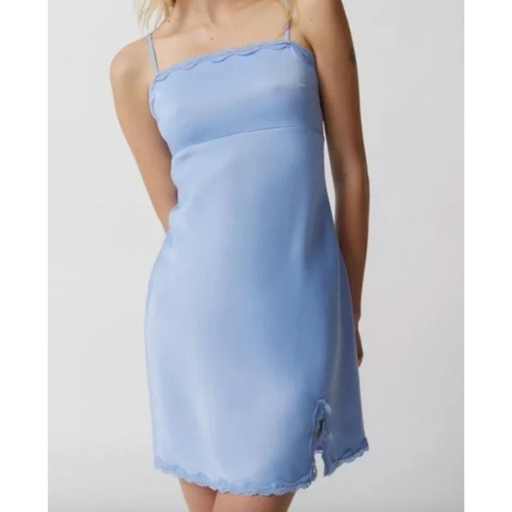 Urban Outfitters Serene Goddess Satin Slip Dress M